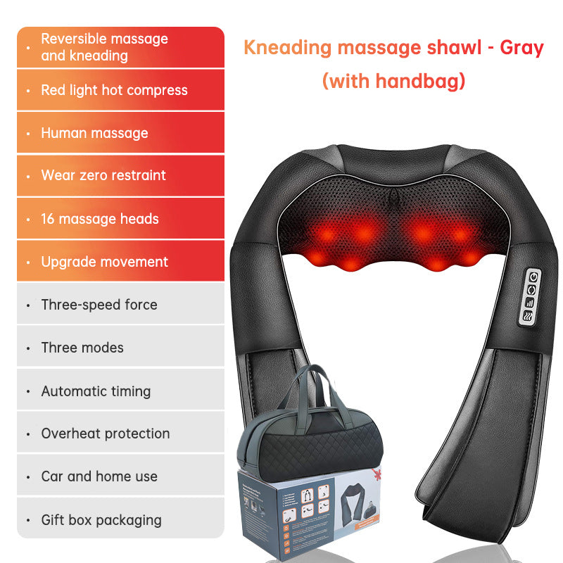 Kneading, SKG, waist and back hot compress spine massager