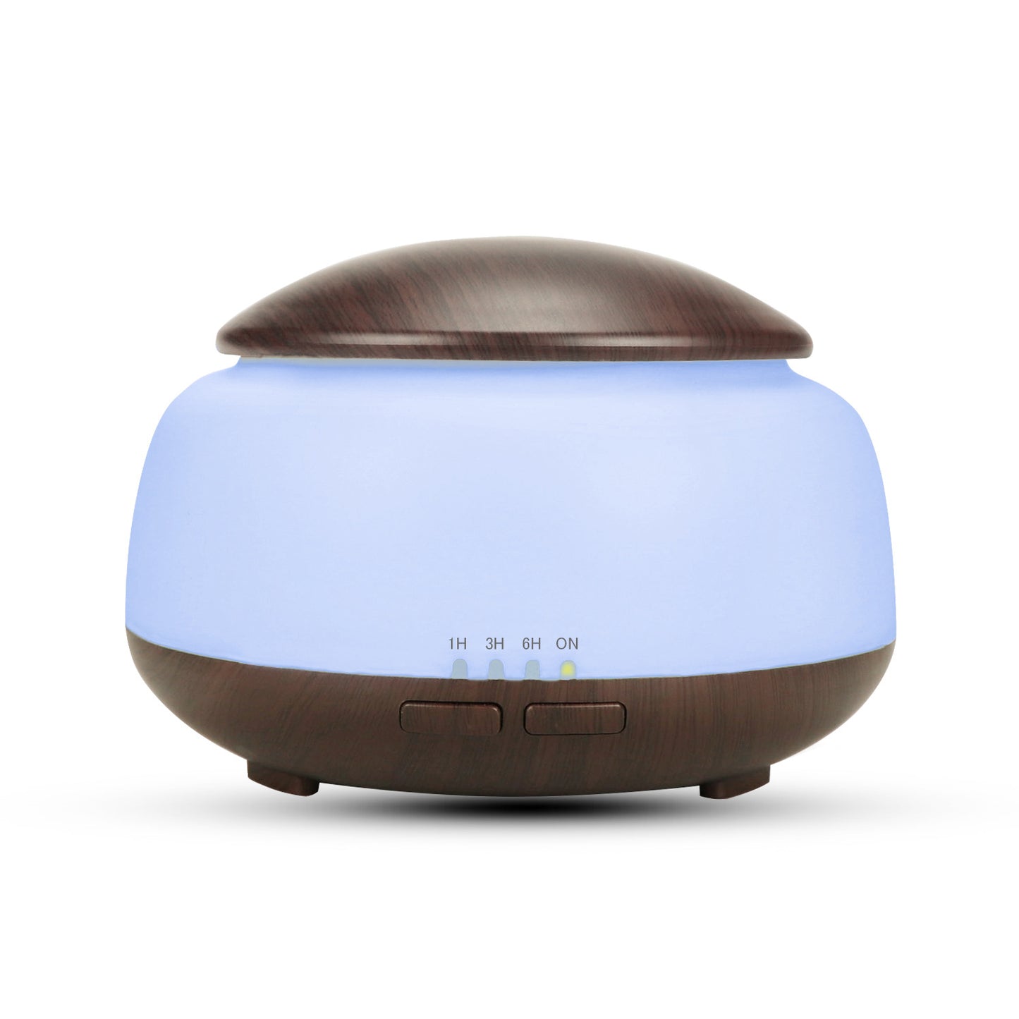 New Wood Grain Aroma Diffuser 300ml Ultrasonic Atomizer Household Bedroom Colorful Night Light Humidifier