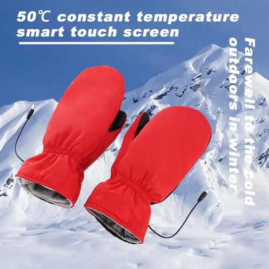 USB Electric Gloves Warm Heated Windproof Gloves