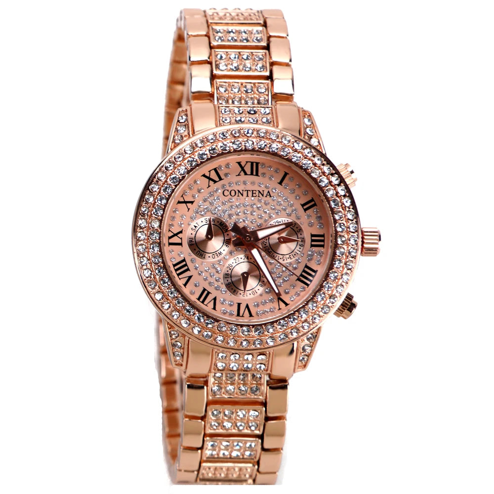 Ladies Fashion Pink Wrist Watch Women Watches Luxury Top Brand Quartz Watch M Style Female Clock Relogio Feminino Montre Femme