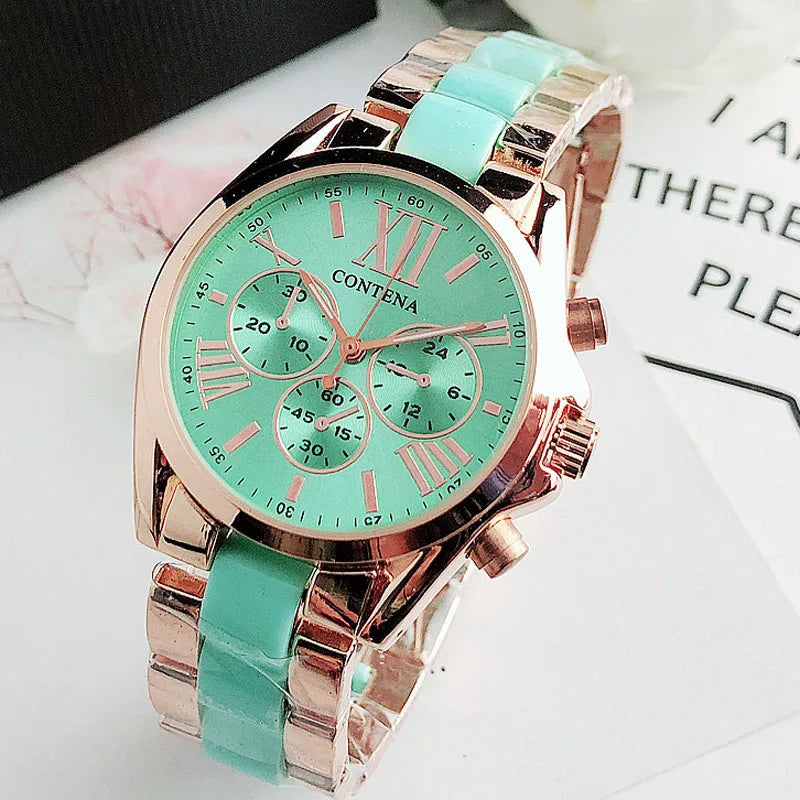 Ladies Fashion Pink Wrist Watch Women Watches Luxury Top Brand Quartz Watch M Style Female Clock Relogio Feminino Montre Femme