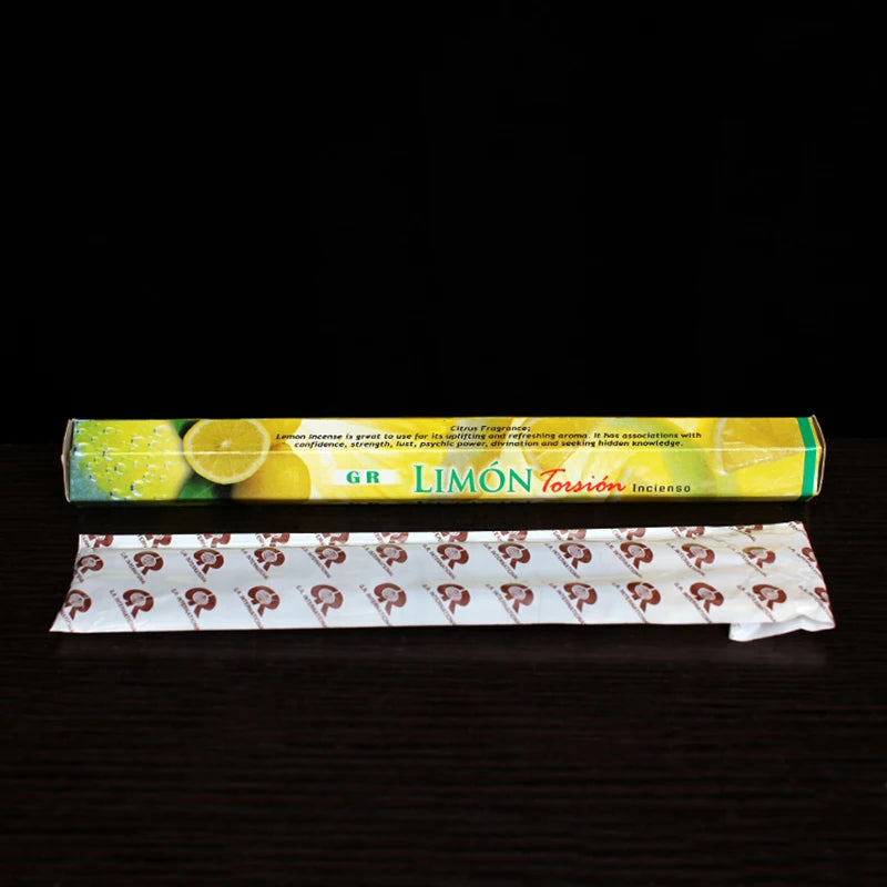 Natural Lemon Fragrance India Incense Aroma Stick Incense Big Box Incense Sticks Household Indoor Clean Air Smell Supply