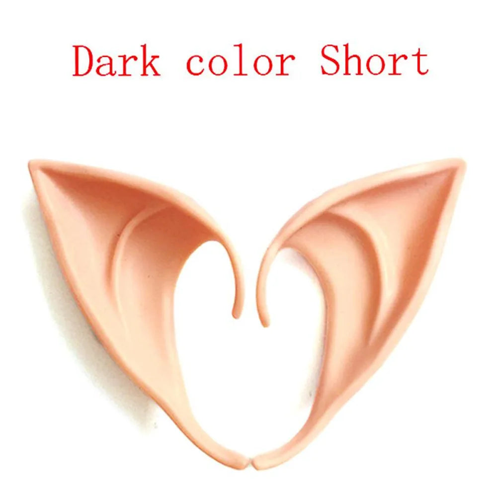 Christmas Party Angel Elven Elf Ears Mysterious Pointed Anime Fairy Cosplay Costumes Vampire Soft Halloween Party Decoration