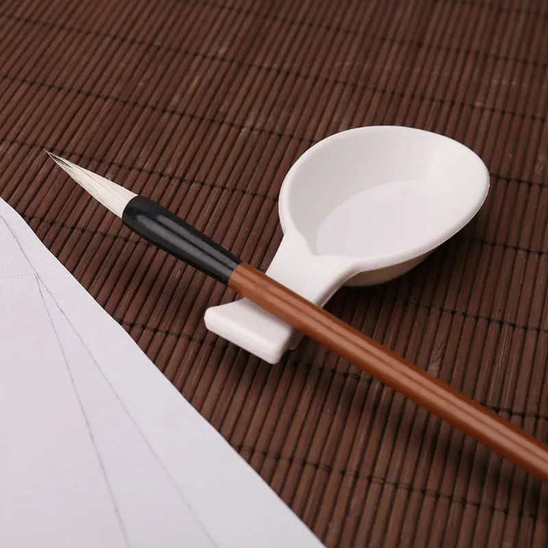 No Ink Magic Water Writing Cloth Brush Gridded Fabric Mat Chinese Calligraphy Practice Practicing Intersected Figure Set