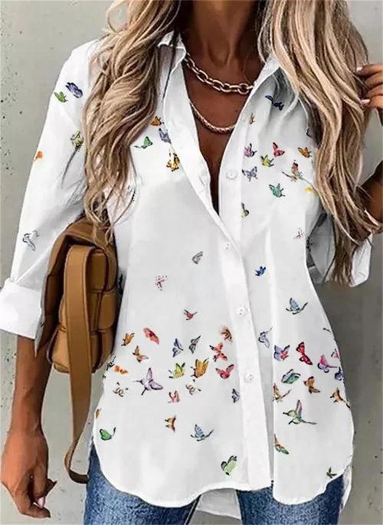 Mode lange ärmeln frau hemd casual shirt frau elegante bluse frau