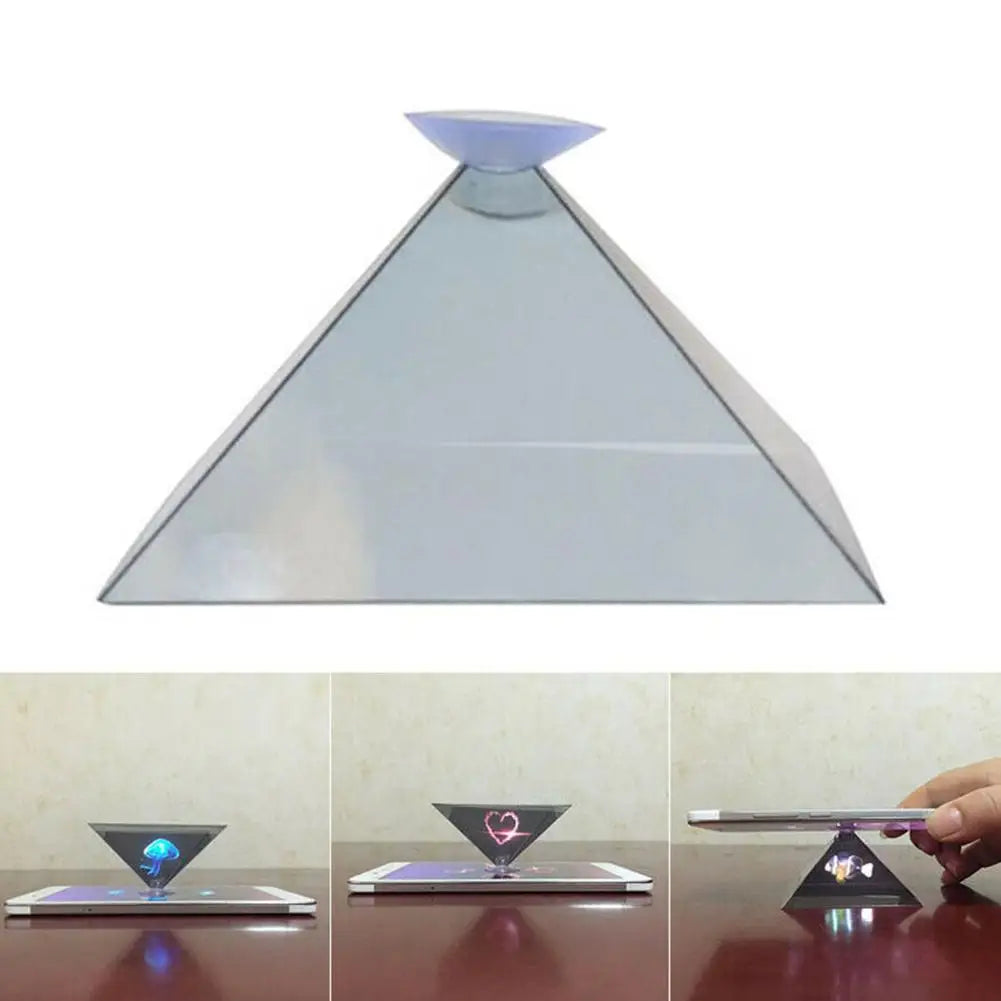 3D Holographic Mobile Phone Projector Pyramid Phone Type Tablet Display Case Display Mobile Phone For Iphone Smartphone