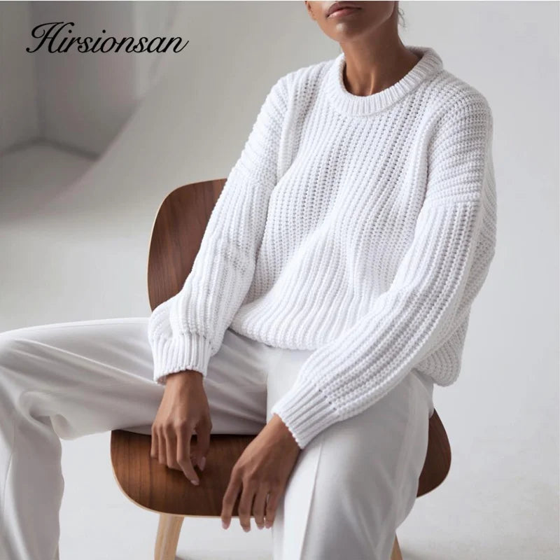 Lose Herbst Pullover Frauen Neue Übergroßen Warme Weibliche Pullover 