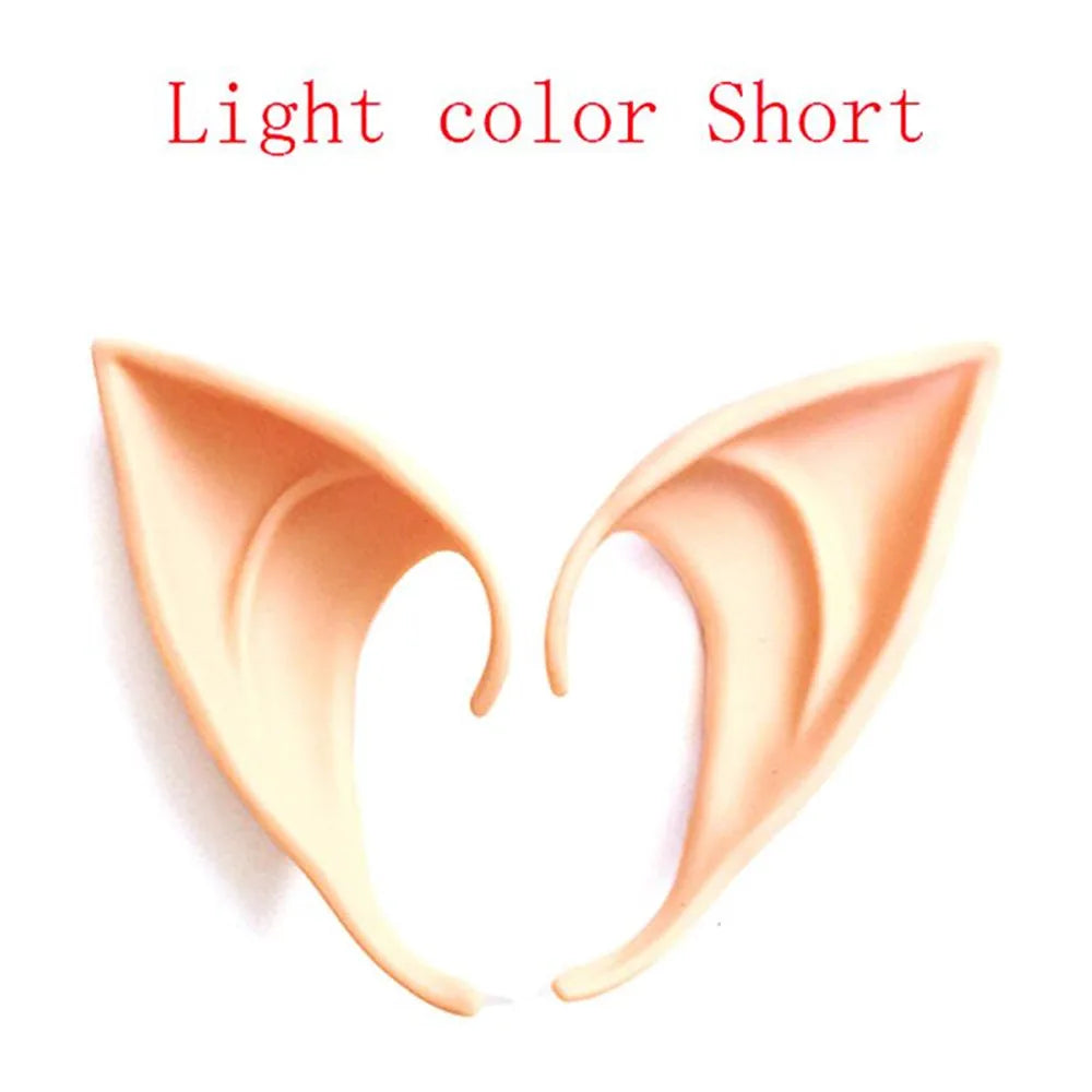 Christmas Party Angel Elven Elf Ears Mysterious Pointed Anime Fairy Cosplay Costumes Vampire Soft Halloween Party Decoration