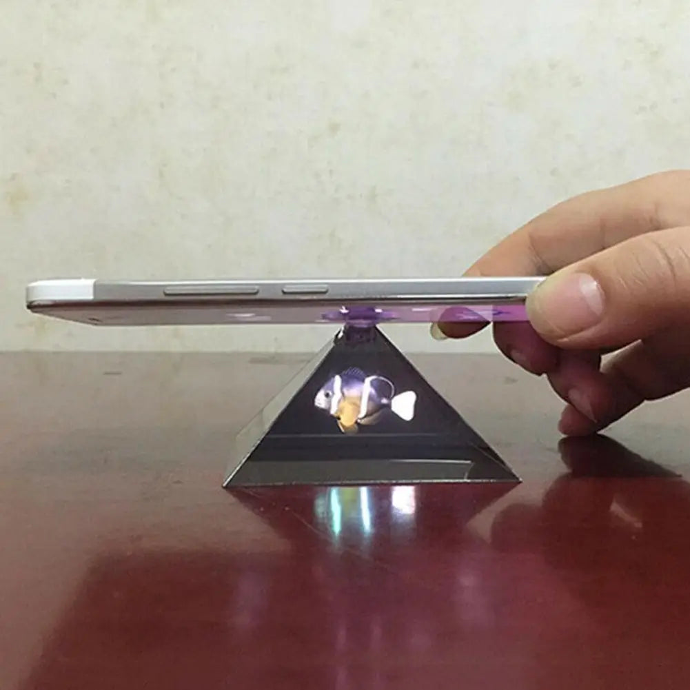 3D Holographic Mobile Phone Projector Pyramid Phone Type Tablet Display Case Display Mobile Phone For Iphone Smartphone