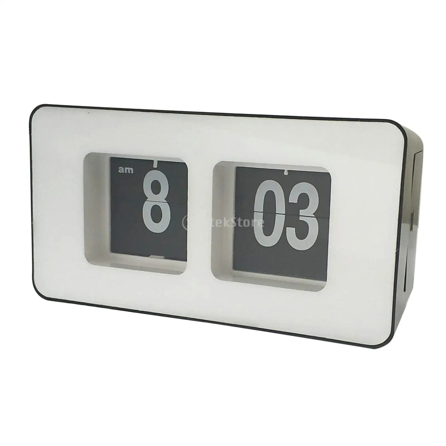 Retro Auto Flip Clock Digital Wall Cloks Digital Desk Clock Battery Operated Large Display for Home Bedroom Table Desk Decor