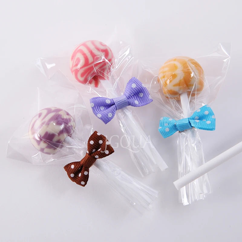 Clear OPP Poly Plastic Baggie Wedding Birthday Party Bag for Candy Lollipops Cookie Packaging Bags DIY Gift Pouch Cellophane Bag