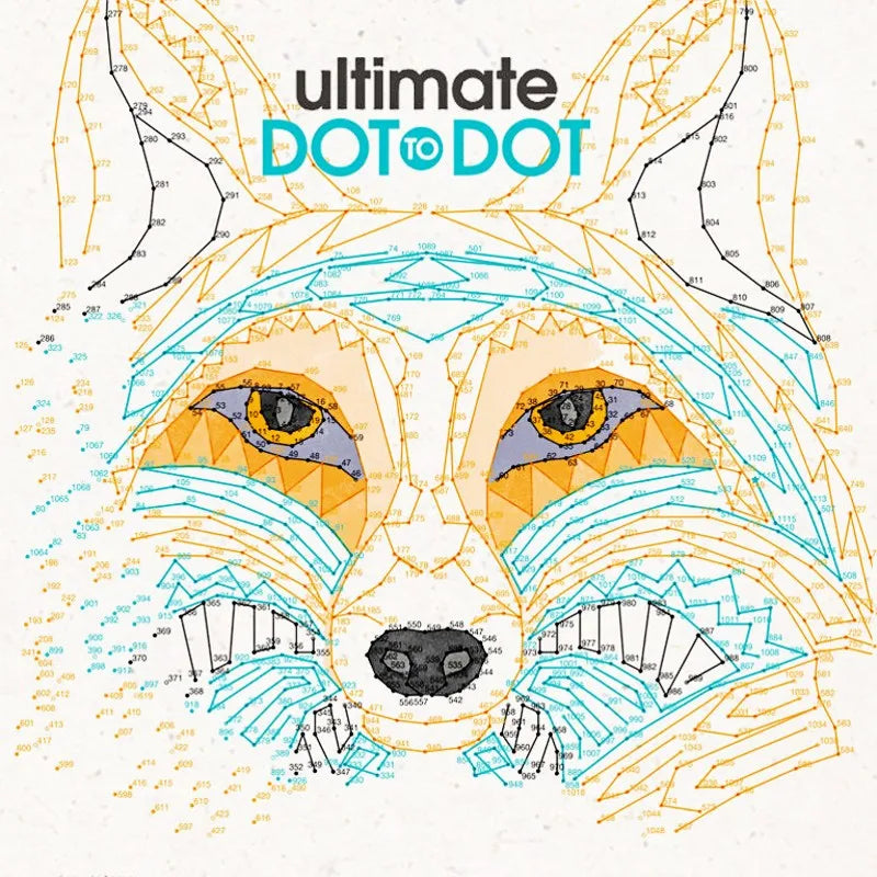 Ultimate Dot to Dot: Extreme Puzzle Challenges to Complete and Colour Book Memory Attention Development Coloring Book