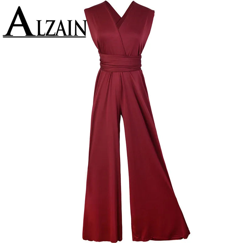 Bandage Sexy Jumpsuit Boho Strampler Damen Jumpsuit 2023 Eleganter Sommer Jumpsuit Multi Way Wear Wrap Hochzeitsparty