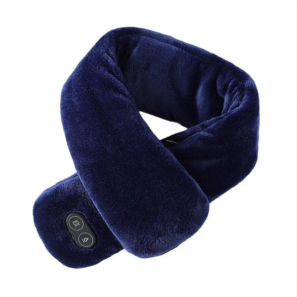 Winter Scarf Heated Scarf USB Women Heating Scarf Couple Scarf Neckerchief Plush Collar Scarves