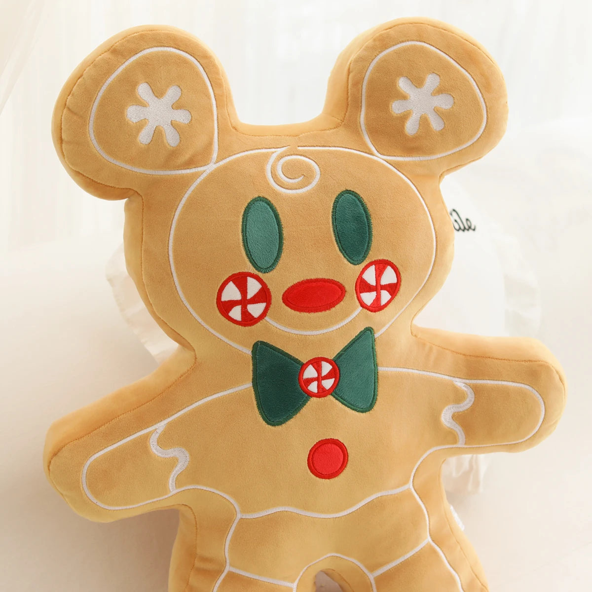 New Xmas Mouse Gingerbread Man Doll Plush Children's Toys Pendant Stuffed Baby Appease Doll Biscuits Man Reindeer for Kids