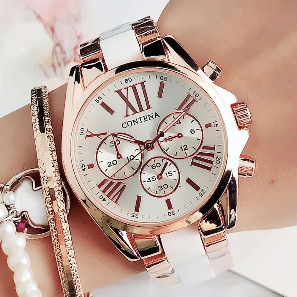 Ladies Fashion Pink Wrist Watch Women Watches Luxury Top Brand Quartz Watch M Style Female Clock Relogio Feminino Montre Femme