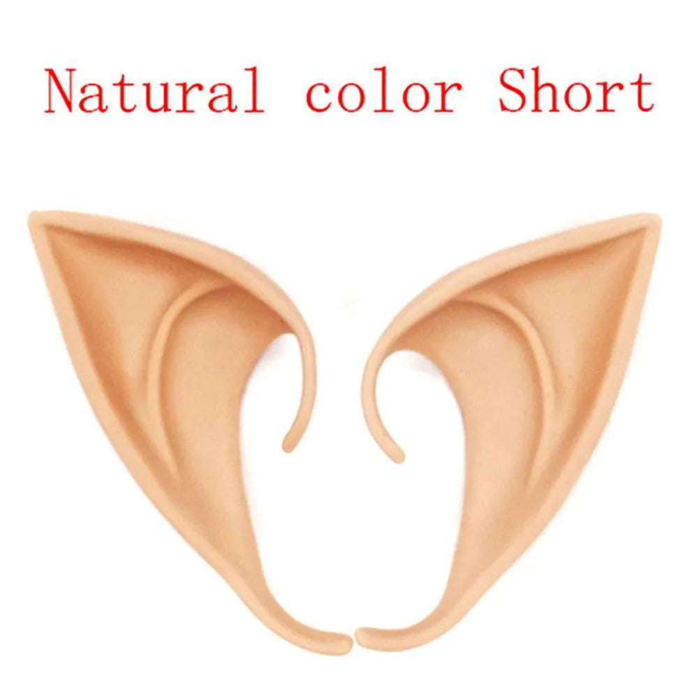 Christmas Party Angel Elven Elf Ears Mysterious Pointed Anime Fairy Cosplay Costumes Vampire Soft Halloween Party Decoration