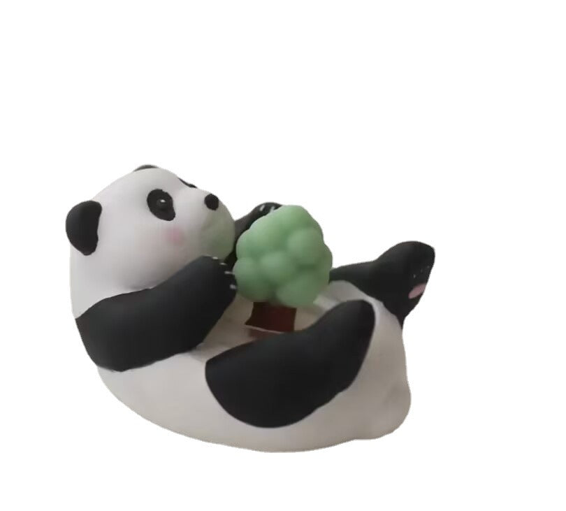 Cartoon Cute Panda Aromatherapy Gypsum Candlestick