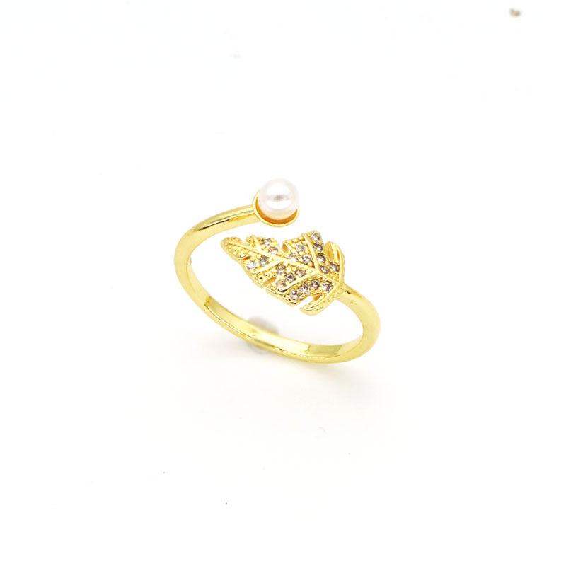 European And American Retro Ins Trendy Cold Open Ring