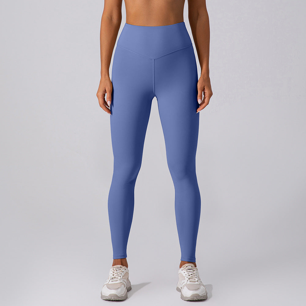 High-Waist Fitness Pants: Outerwear for Running and Exercise, Designed to Contract Belly and Raise Hips for Women