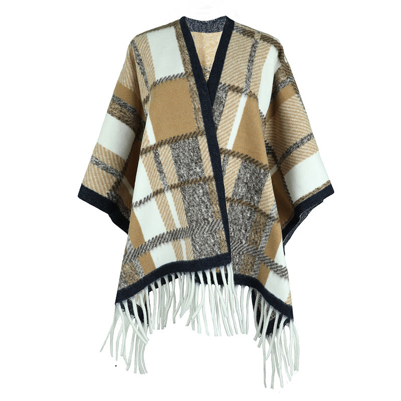 Tassel Cape And Shawl Female