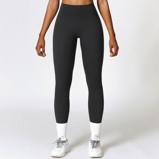 High Waist Hip Lift Brushed Yoga Pants Women's Fitness Pants