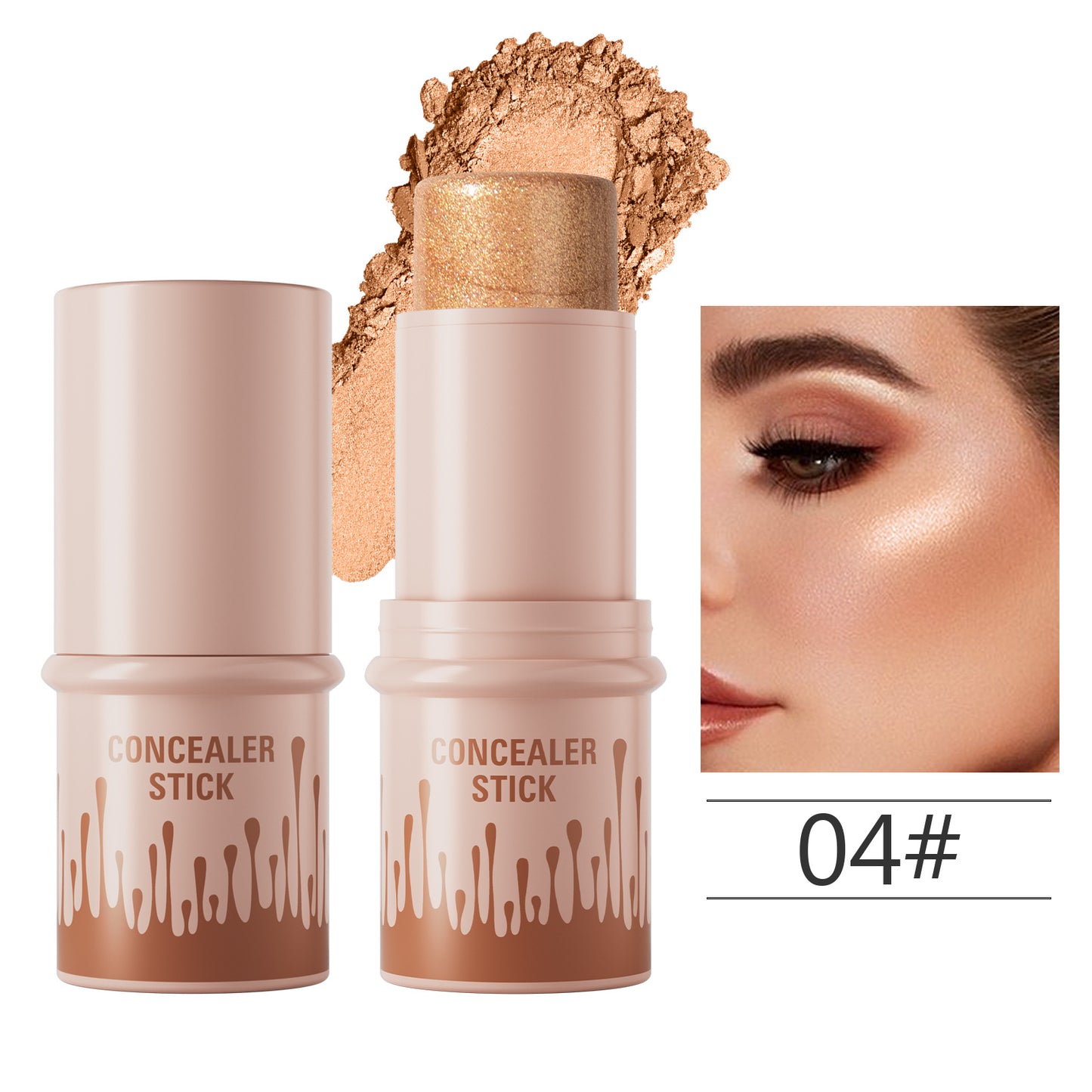 Highlight Contour Stick Stereo Face Decoration