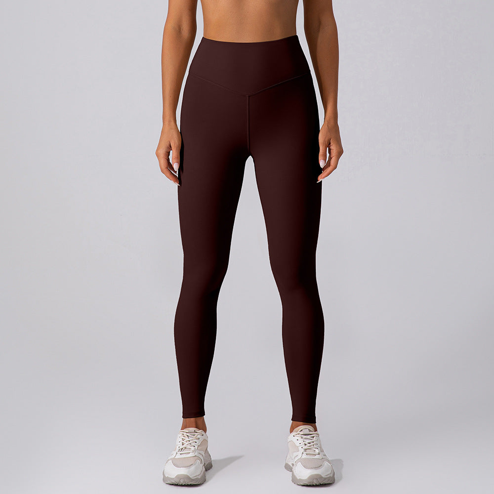 High-Waist Fitness Pants: Outerwear for Running and Exercise, Designed to Contract Belly and Raise Hips for Women