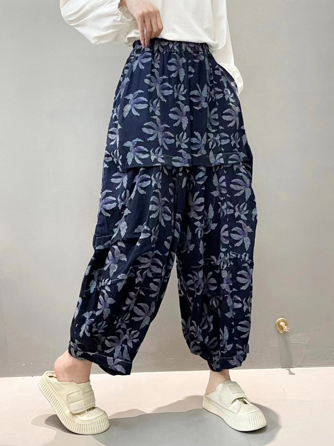 Women's Harem Pants Japanese Style Printing