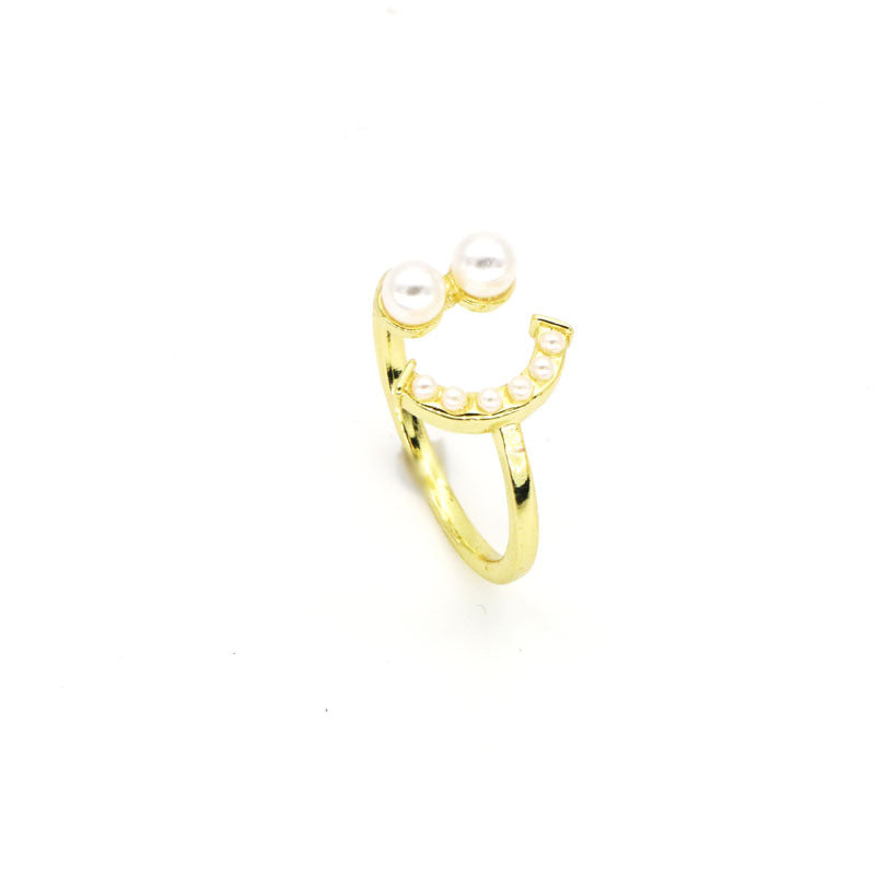 European And American Retro Ins Trendy Cold Open Ring