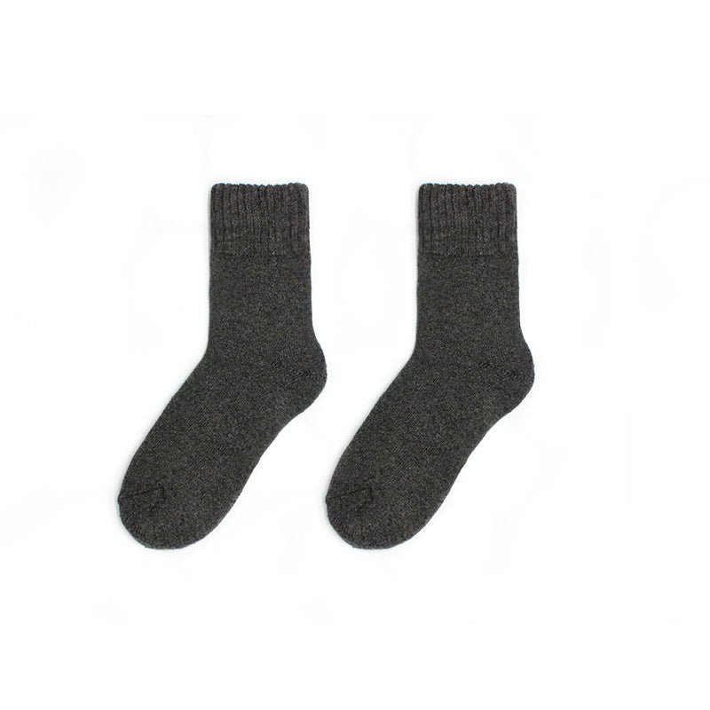 Indulge in the soft embrace of our budget-friendly Autumn/Winter Thick Wool Socks for women. Experience gentle warmth and comfort with every step. Shop now for cozy elegance.