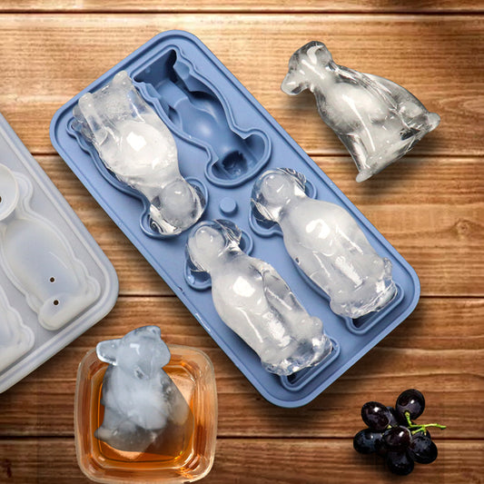 Silicone Ice Tray Animal Modeling DIY Creative