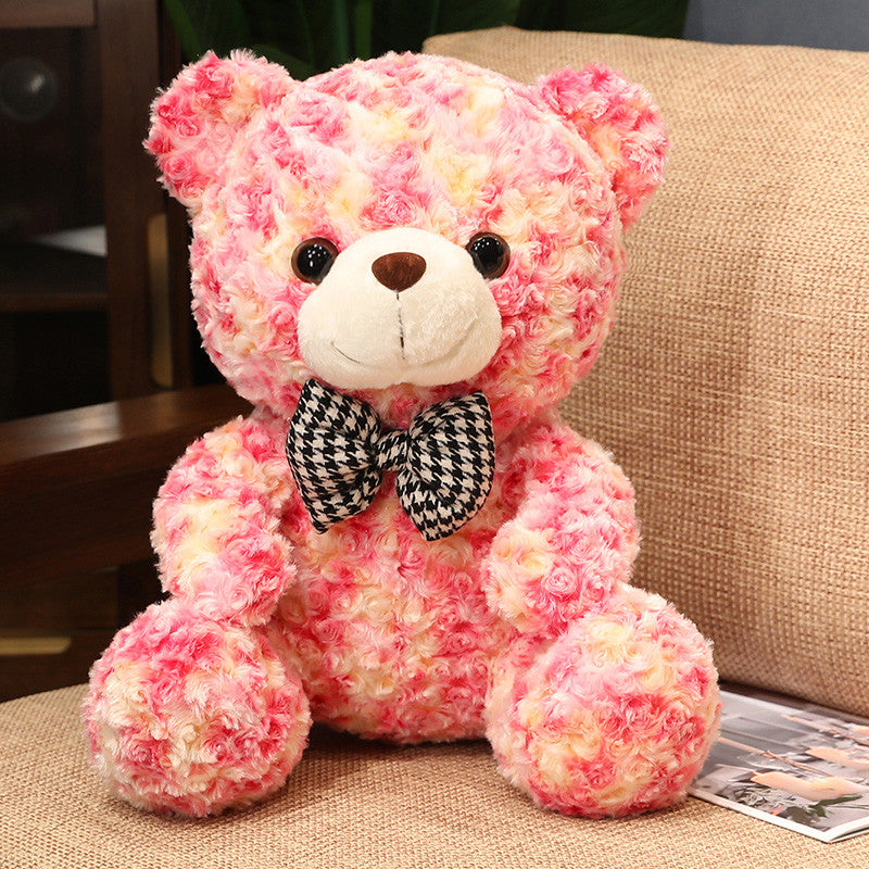 Valentinstag süße Rose kleine Bär Puppe kleine Größe Teddybär Puppe Ragdoll Plüsch Spielzeug