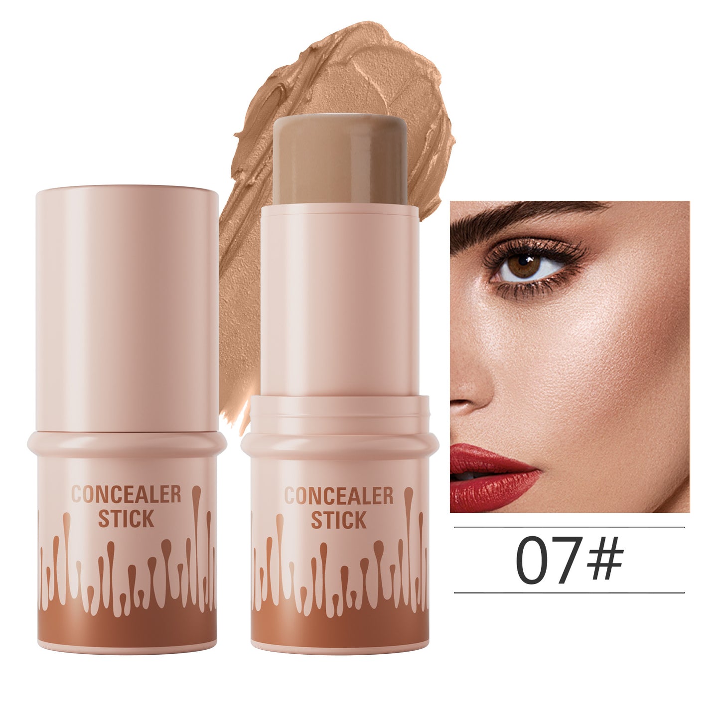 Highlight Contour Stick Stereo Face Decoration