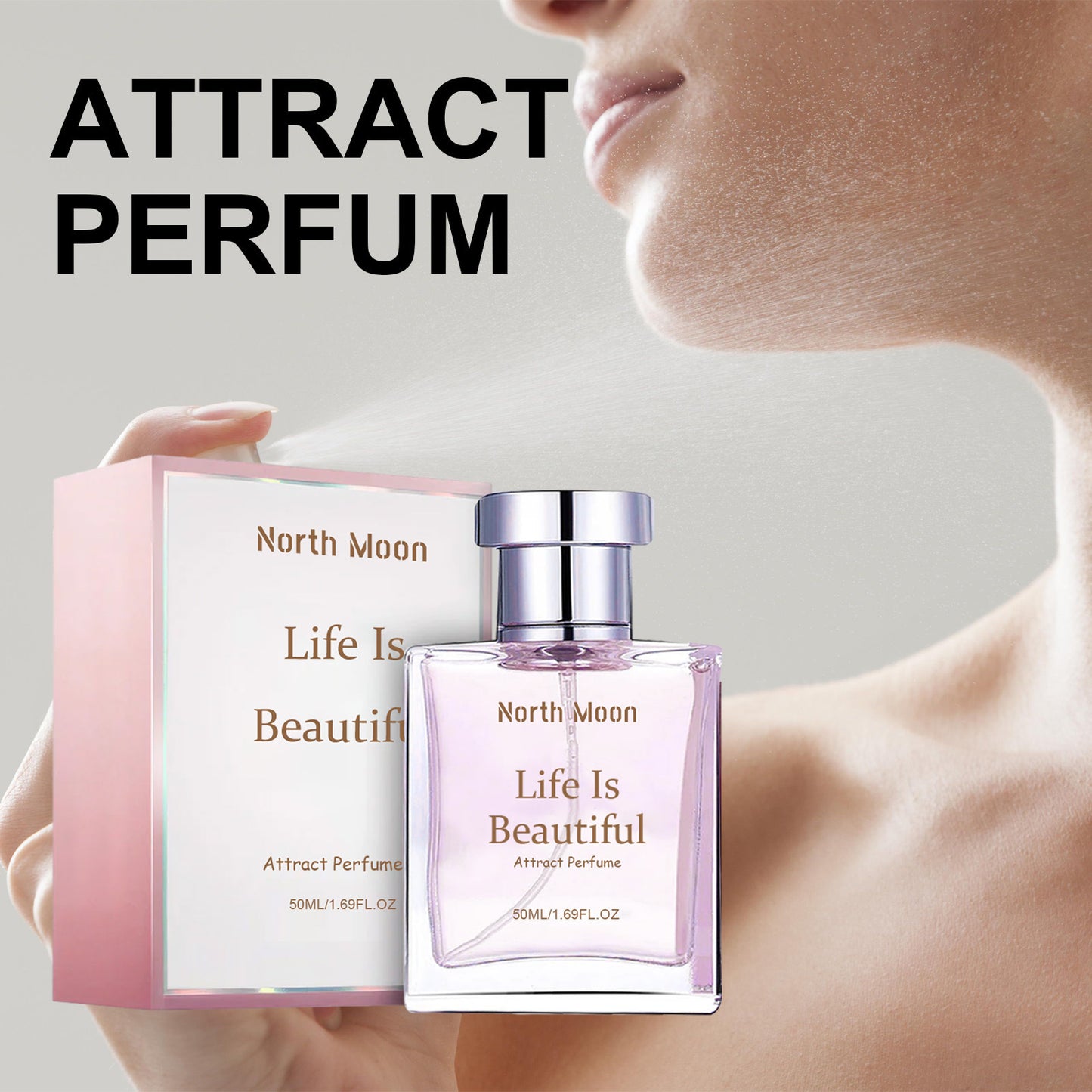 Essence Elysium: North Moon Charming Light Perfume for Long-lasting Elegance.