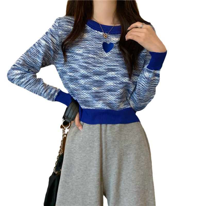 Women's Slim-fit Long-sleeved Knitted Top