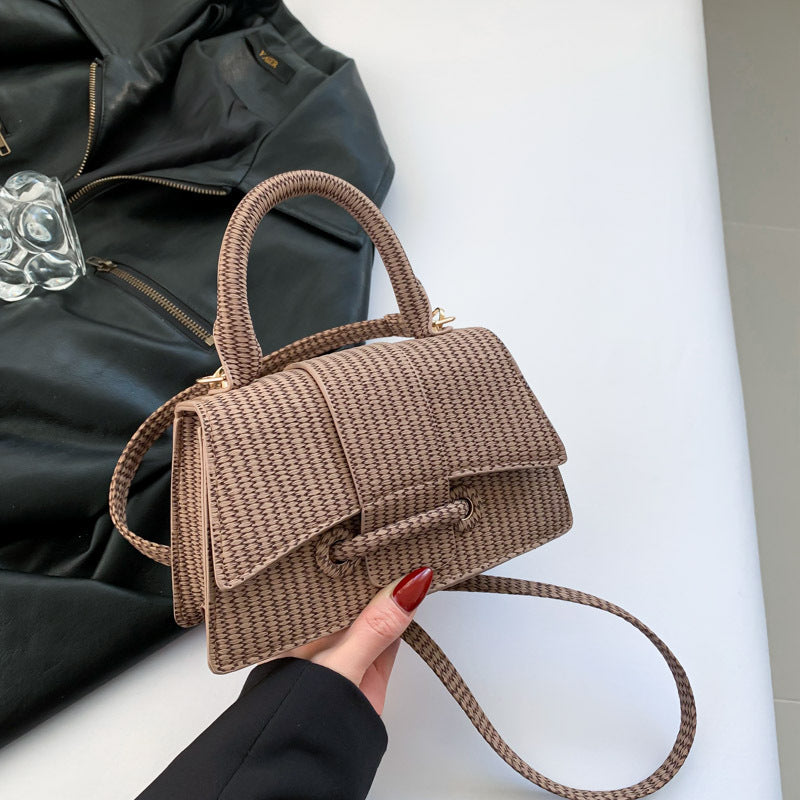 LuxeAura: The French Fashion Casual Shoulder Bag, a chic and versatile accessory that embodies effortless style with a touch of Western flair.