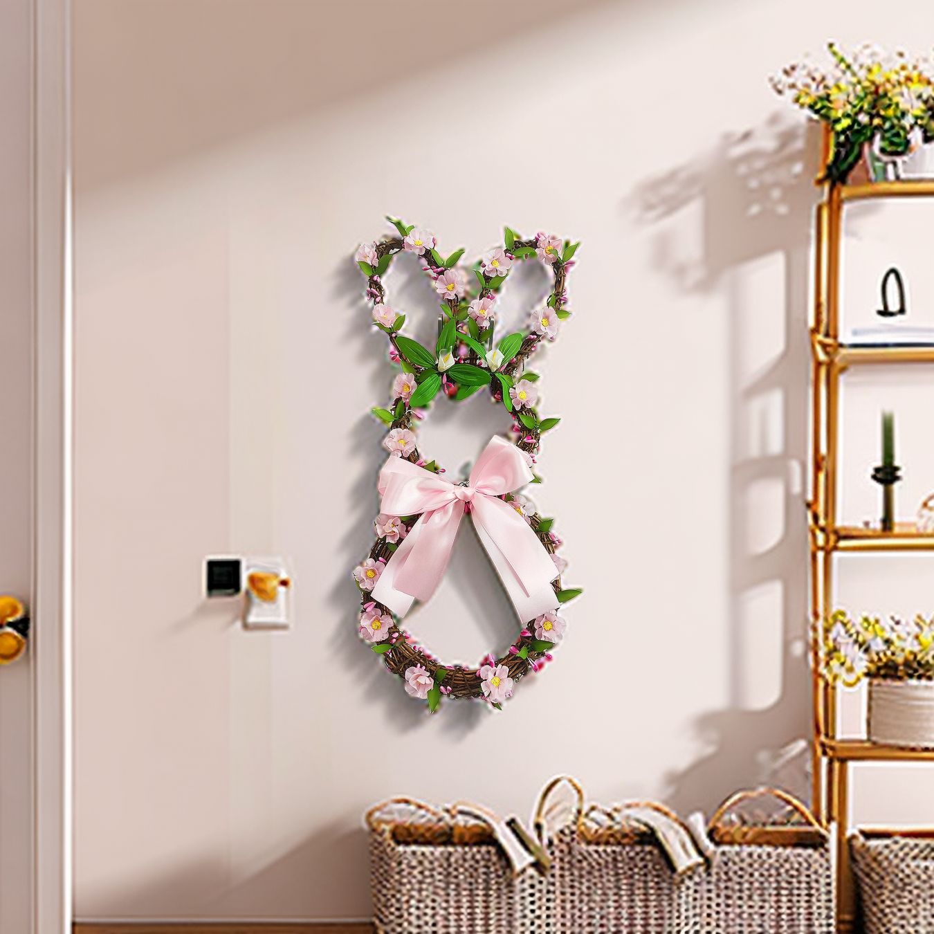 Easter Rabbit Garland Home Decoration Pendant