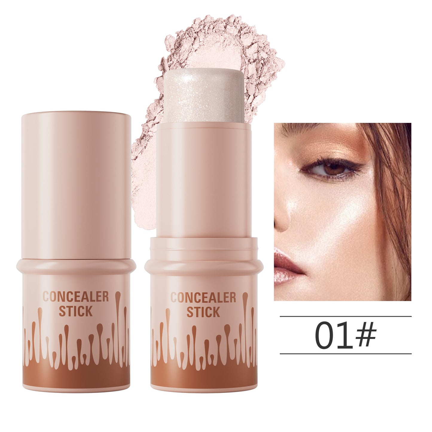 Highlight Contour Stick Stereo Face Decoration