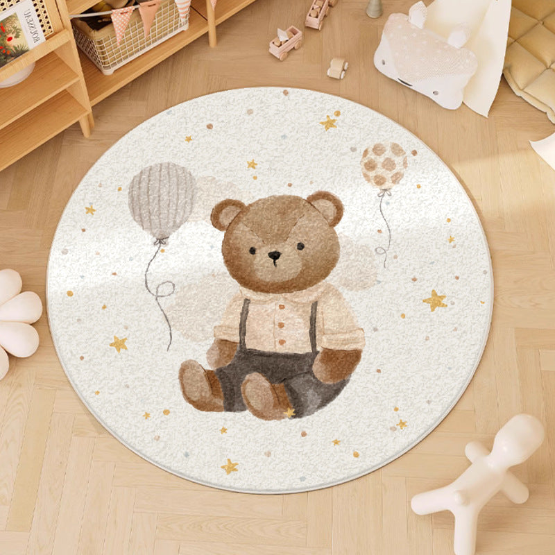 Cartoon Series Living Room Circular Carpet