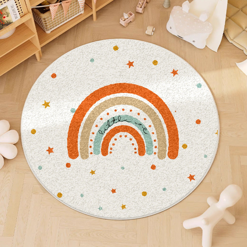 Cartoon Series Living Room Circular Carpet