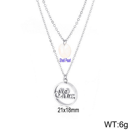 Heart Ladies Clavicle Chain Titanium Steel