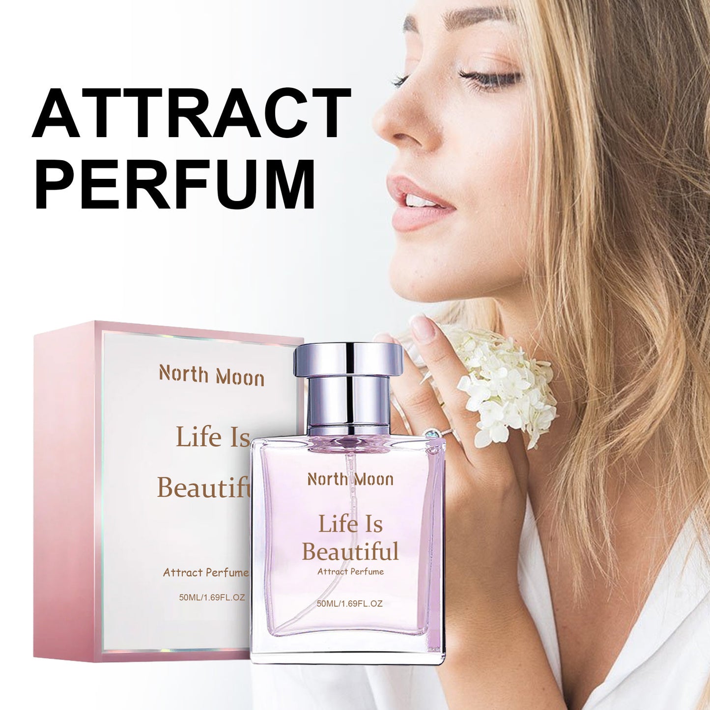 Essence Elysium: North Moon Charming Light Perfume for Long-lasting Elegance.