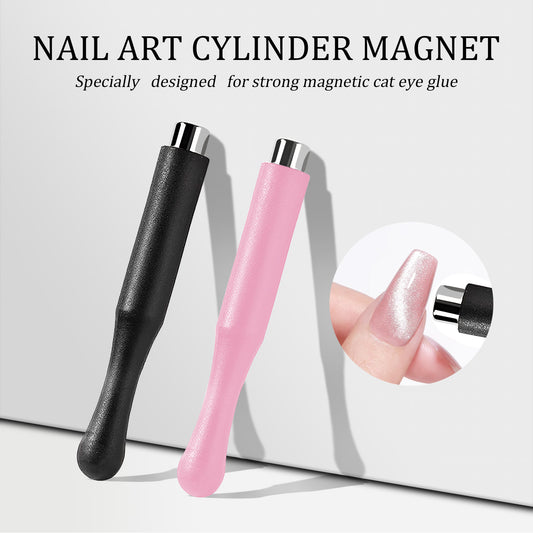 Cylindrical Cat Eye Nail Art Bold Magnet Stick