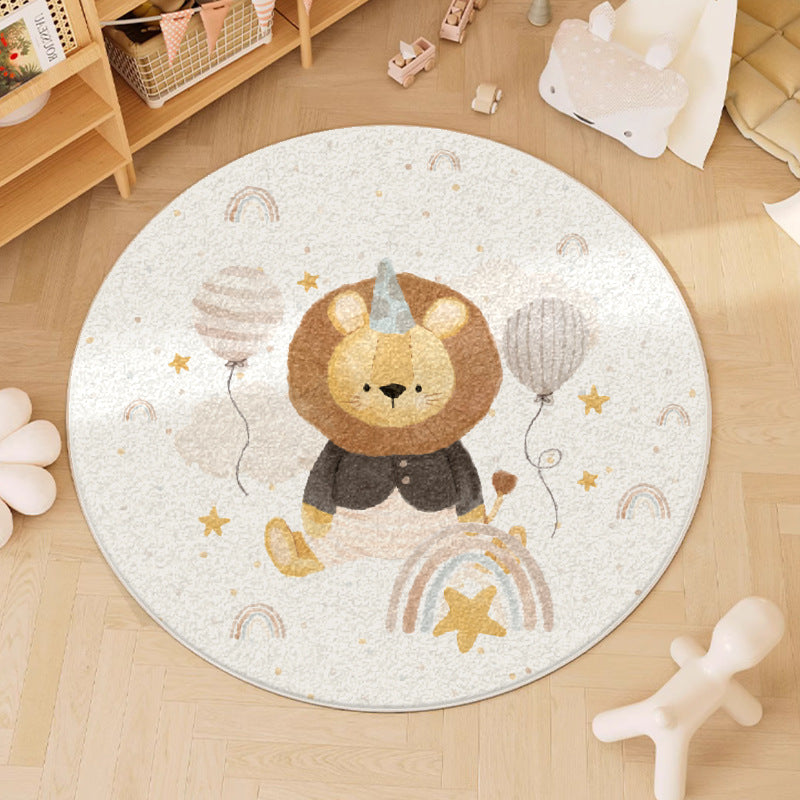 Cartoon Series Living Room Circular Carpet