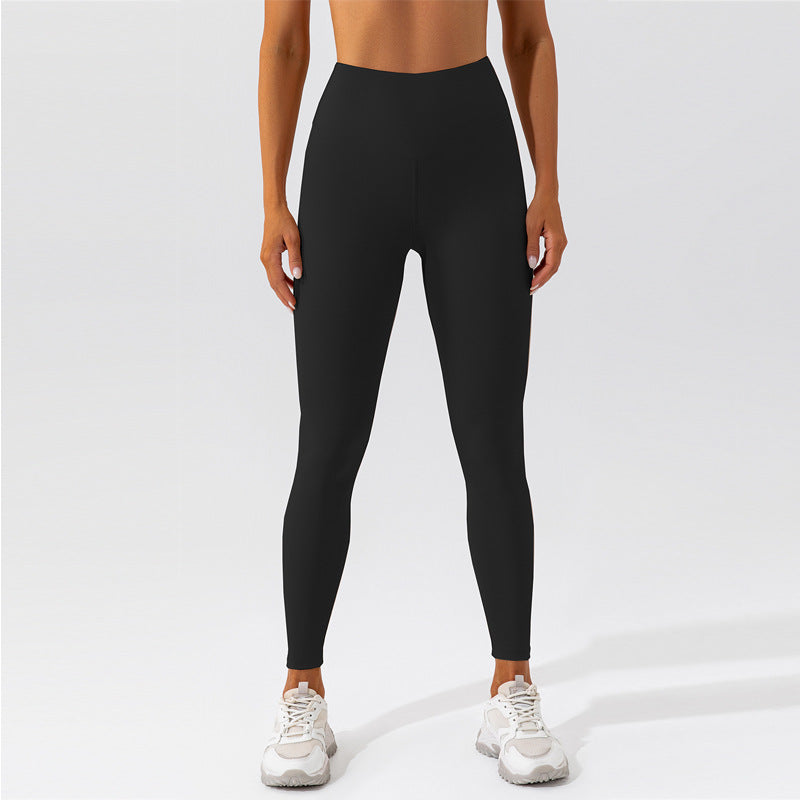 High-Waist Fitness Pants: Outerwear for Running and Exercise, Designed to Contract Belly and Raise Hips for Women