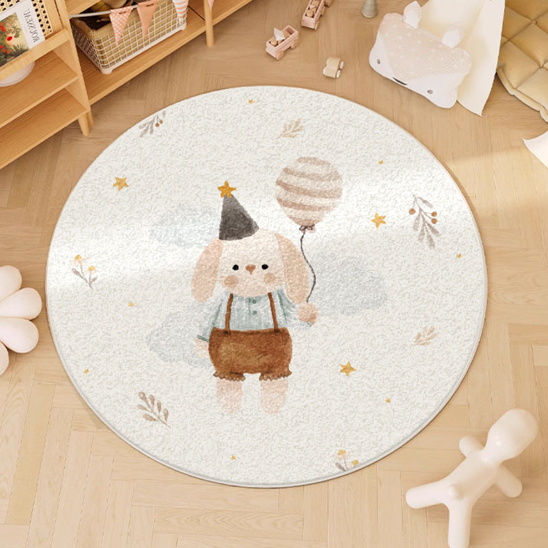 Cartoon Series Living Room Circular Carpet