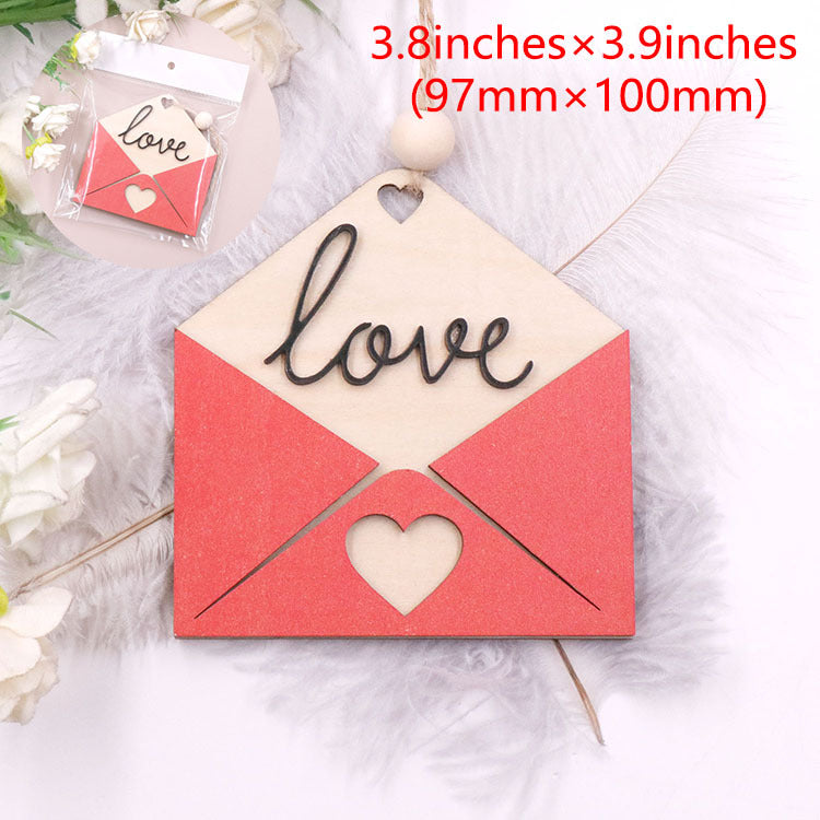 Cute Envelope Letter Love Pendant Commemorative Valentine's Day Decorations