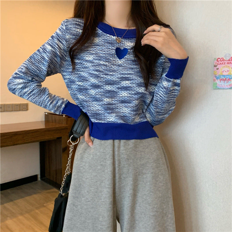 Women's Slim-fit Long-sleeved Knitted Top