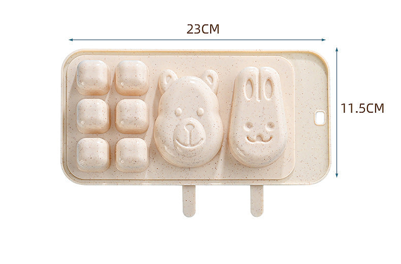 6-hole Mini Ice Cube Mold Household Kitchen